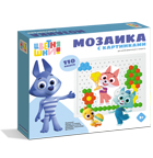 Мозаика с картинками (13мм/110 деталей) "Цветняшки"